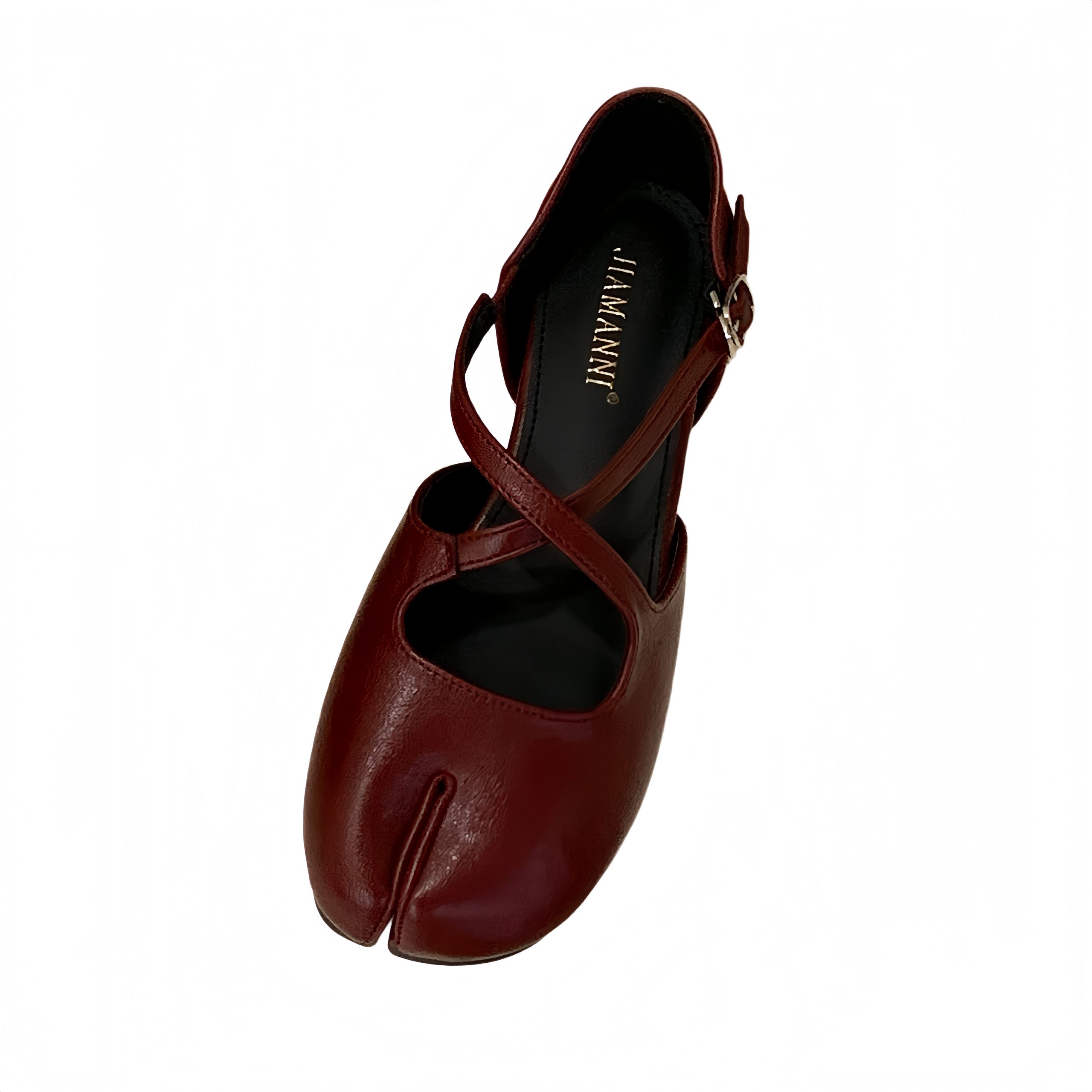 JIAMANNI Japanese Style Square Toe Ballet Flats with Hidden Heel for Women 2026 Early Autumn Mary Jane Shoes - Image 5