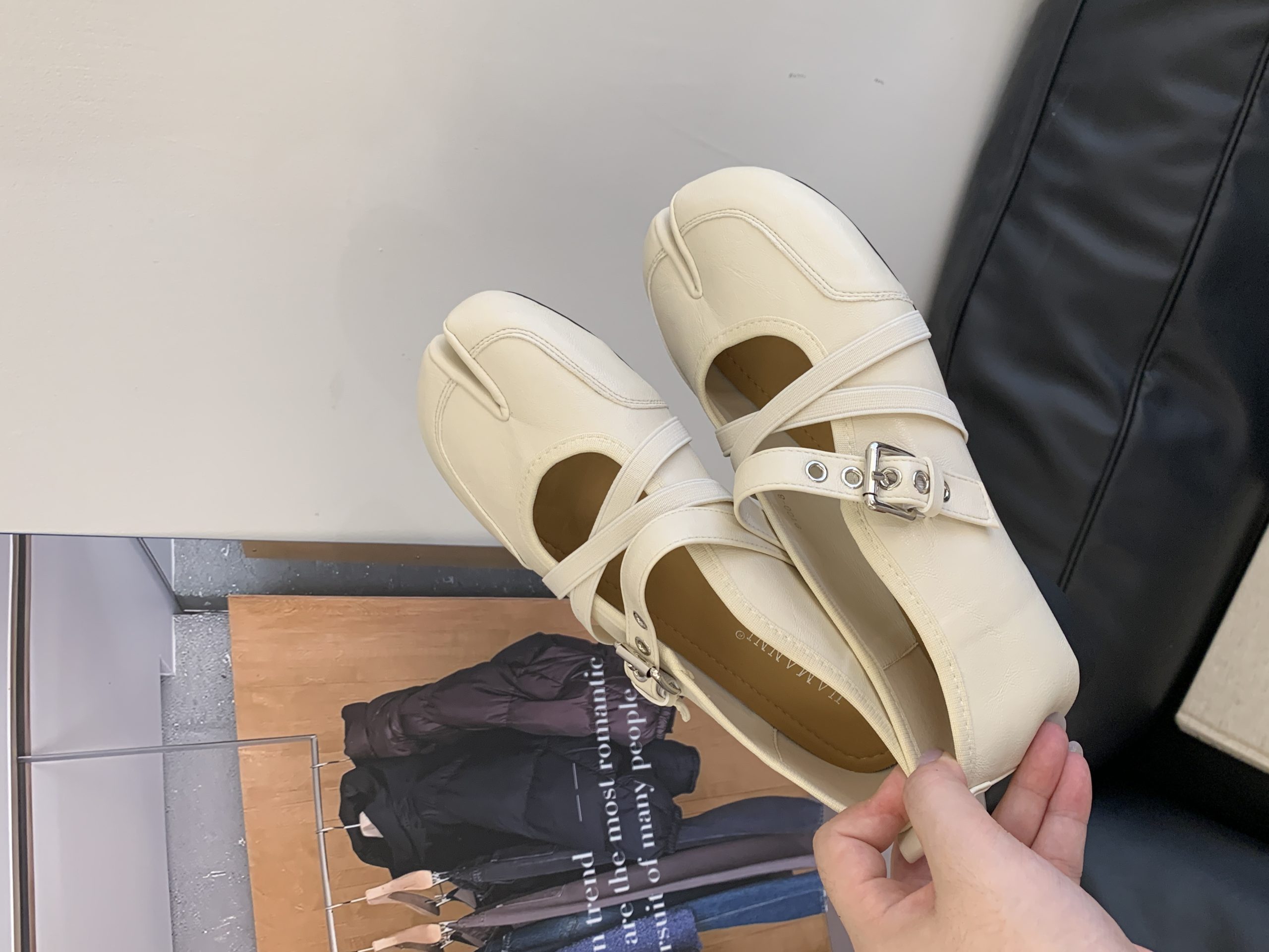 JIAMANNI Japanese Style Square Toe Ballet Flats Women Mary Jane Shoes 2026 Spring Autumn Low Top Shoes - Image 2