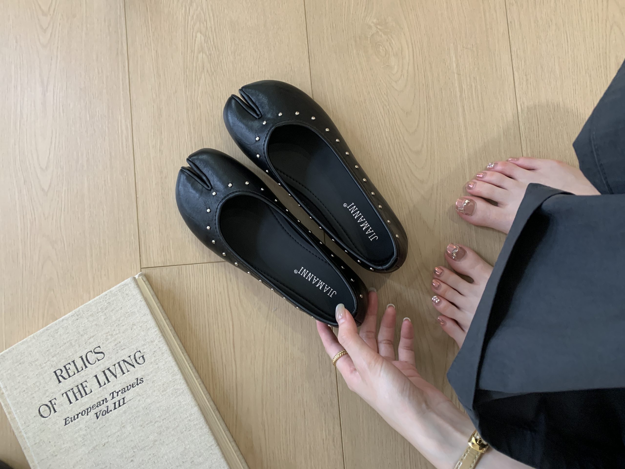 JIAMANNI Japanese Style Square Toe Ballet Flats Women's Mary Jane Shoes 2026 Spring Autumn Low Top Shoes - Image 4